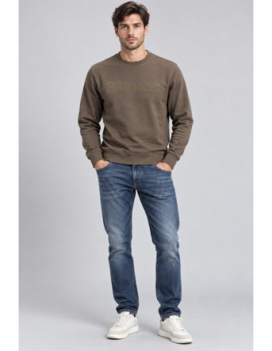 Blauer felpa girocollo classica Crosby 26WBLUF03317-007693 [6e036d32]