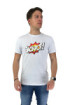 Antony Morato t-shirt regular con stampa jackpot mmks02275-fa100144