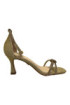 Gold & Gold sandalo in glitter con tacco alto gp439
