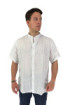 Guy camicia coreana mezza manica in lino custom911x-1211 m46156